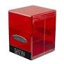 UltraPro - Satin Cube Deck Box - Glitter Red 16009